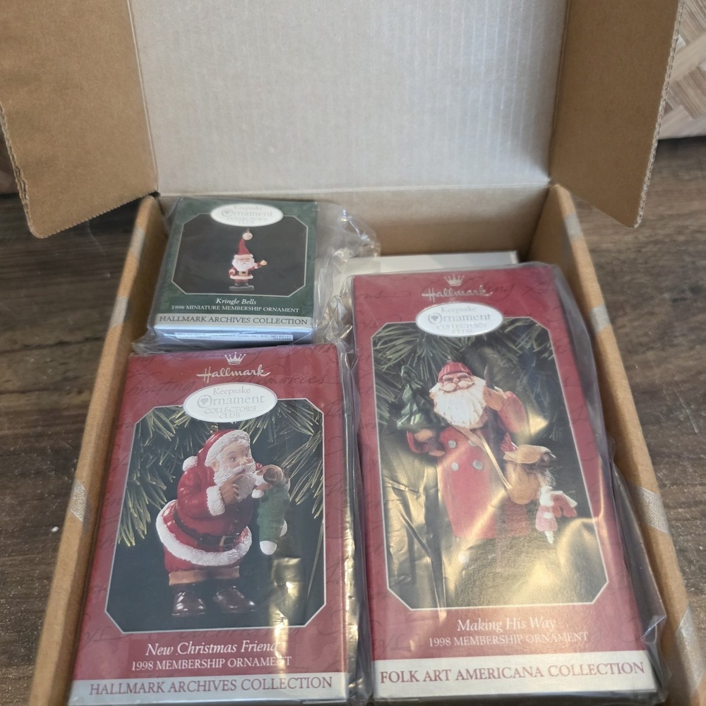 Hallmark Keepsake Collectors Club Ornament Christmas 1998 Membership New‎ in Box